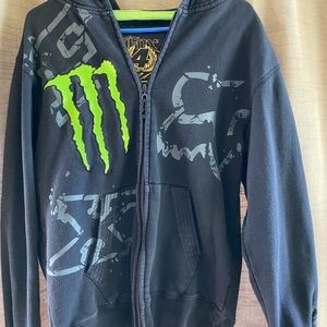 Monster and fox. Ricky Carmichael edition  zip up.